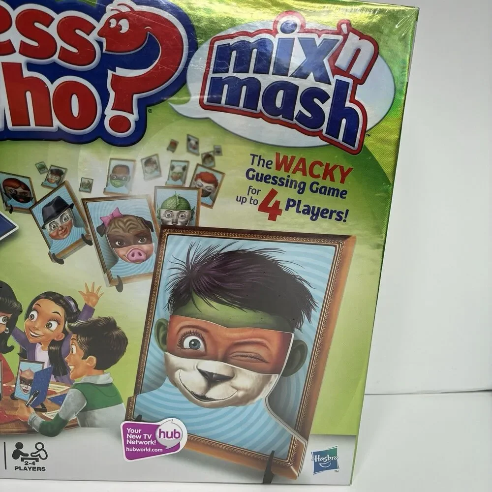 Hasbro 2009 GUESS WHO? Mix 'n MASH Wacky Guessing Game Age 8+  New Sealed